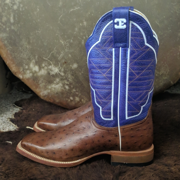 CINCH Edge CEW508 Coronado Collection ostrich cowgirl western boots sz 10.5 new - Picture 2 of 16